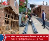Cung cấp ống nhựa Tiền Phong cho nhà Anh Sơn, Kiến An, Hải Phòng